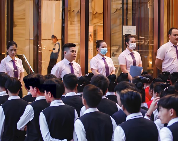华纳万宝路公司活动现场